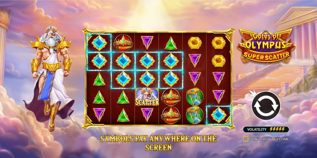 Gates of Olympus Super Scatter spielen