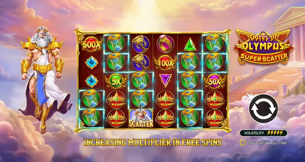 Gates of Olympus Super Scatter gioca